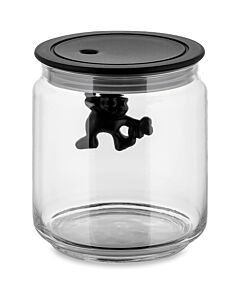 Alessi Gianni Storage Jar-70cl-Black